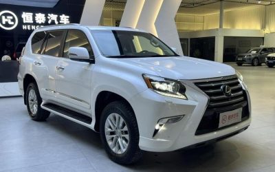 Общий вид подержанного внедорожника Lexus GX 2014, китайский б/у автомобиль, бензин, 4WD, на продажу с характеристиками и ценой.