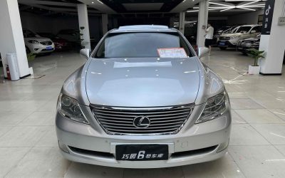 Вид экстерьера Lexus LS 2007, бензиновый седан, подержанный автомобиль на продажу в Китае, характеристики и цена