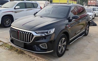 Вид экстерьера Hongqi HS5 2020, бензиновый внедорожник, подержанный автомобиль на продажу в Китае, характеристики и цена