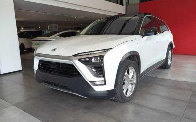 Полный экстерьер подержанного электромобиля NIO ES8 2019 года, внедорожник, на продажу в Китае, с характеристиками и ценой.