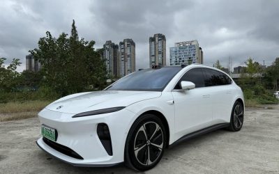 Полный экстерьер подержанного универсала NIO ET5T 2023, китайский подержанный электромобиль на продажу, изучите характеристики, цену, электрический, 2WD.