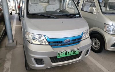 Общий вид подержанного автомобиля Karry Youyou EV 2021, минивэн, электрический, 2WD, китайский подержанный автомобиль на продажу, спецификации, цена, обзоры.