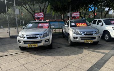 Общий вид подержанного автомобиля ISUZU D-MAX 2019, пикап, дизель, 4WD, подержанный автомобиль на продажу в Китае, спецификации, цена, обзоры.