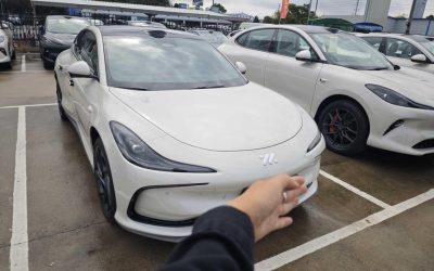 Вид экстерьера IM L6 2024, электрический седан, подержанный автомобиль на продажу в Китае, характеристики и цена