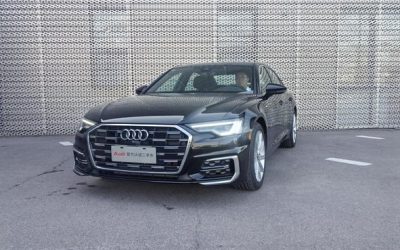 Полный экстерьер Audi A6L 2023, б/у седан на продажу в Китае, обзор характеристик бензина 2WD, цена и покупка в Китае.
