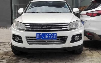 Подержанный Zotye T600 2015 интерьер, бензиновый внедорожник, 2WD, на продажу в Китае, проверьте характеристики.