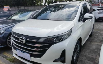 Подержанный Trumpchi M6 2019 года на продажу, китайский бензиновый минивэн с 2WD, с интерьером и обзором для покупателей вторичных автомобилей.