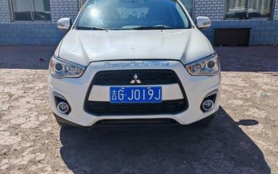 Mitsubishi ASX 2015, кроссовер, бензин, 4WD, подержанный автомобиль из Китая, для продажи, обзор и цена.