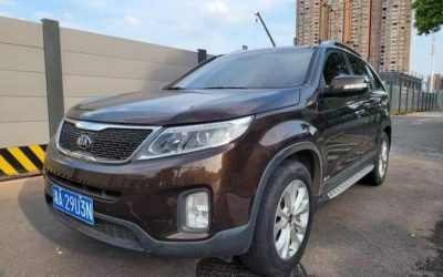 Kia Sorento 2014, внедорожник, дизель, 4WD, подержанный автомобиль из Китая, для покупки, обзор и цена.