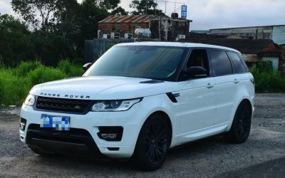 Фронтальный экстерьер Land Rover Range Rover Sport 2018 SUV, подержанный автомобиль, бензин/дизель, 4WD