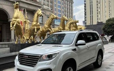 Фронтальный экстерьер Haval H9 2017 SUV, китайский подержанный автомобиль на продажу, бензин/дизель, 4WD