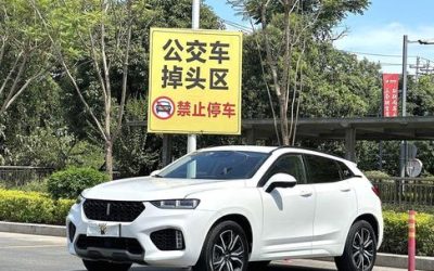 Передний вид подержанного WEY VV7 2018 внедорожник, 4WD, бензин, на продажу в Китае.