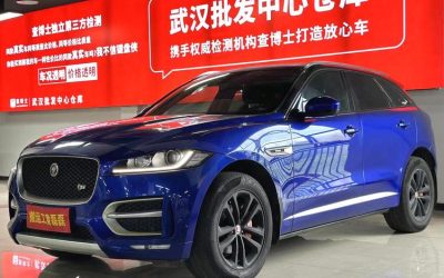 Полный экстерьер подержанного Jaguar F-PACE 2019, внедорожника на продажу в Китае с бензиновым двигателем 4WD и ценой.