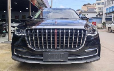 Фронтальный экстерьер Hongqi HS7 2021 SUV, китайский подержанный автомобиль на продажу, бензин, 2WD/4WD