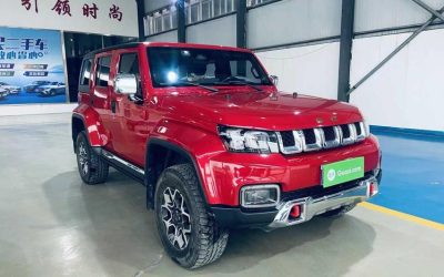 Фронтальный экстерьер BAIC BJ40 2021 внедорожник, китайский подержанный автомобиль, бензин/дизель, 4WD