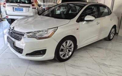 Фронтальный экстерьер Citroen C4L 2014 седан, подержанный автомобиль на продажу, бензин, 2WD, цена