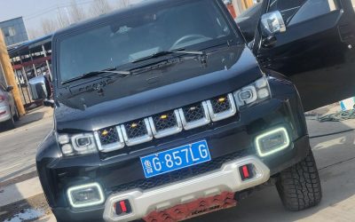 Фронтальный экстерьер BAIC BJ40 2020 внедорожник, китайский подержанный автомобиль, бензин/дизель, 4WD