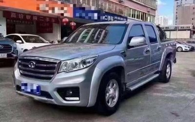 Полный экстерьер подержанного Great Wall Wingle 6 2017, китайского пикапа на продажу с дизельным двигателем 4WD и ценой.
