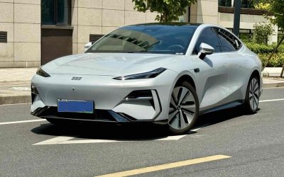Экстерьер Galaxy E8 2024, китайский подержанный электрический седан на продажу, обзор характеристик электричества 2WD, цена и покупка в Китае.