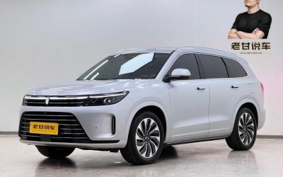 Экстерьер AITO M7 2024, китайский подержанный гибридный внедорожник на продажу, обзор характеристик гибрида 4WD, цена и покупка в Китае.
