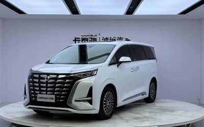 Экстерьер Denza D9 2023, китайский подержанный электрический минивэн на продажу, обзор характеристик электричества 2WD, цена и покупка в Китае.
